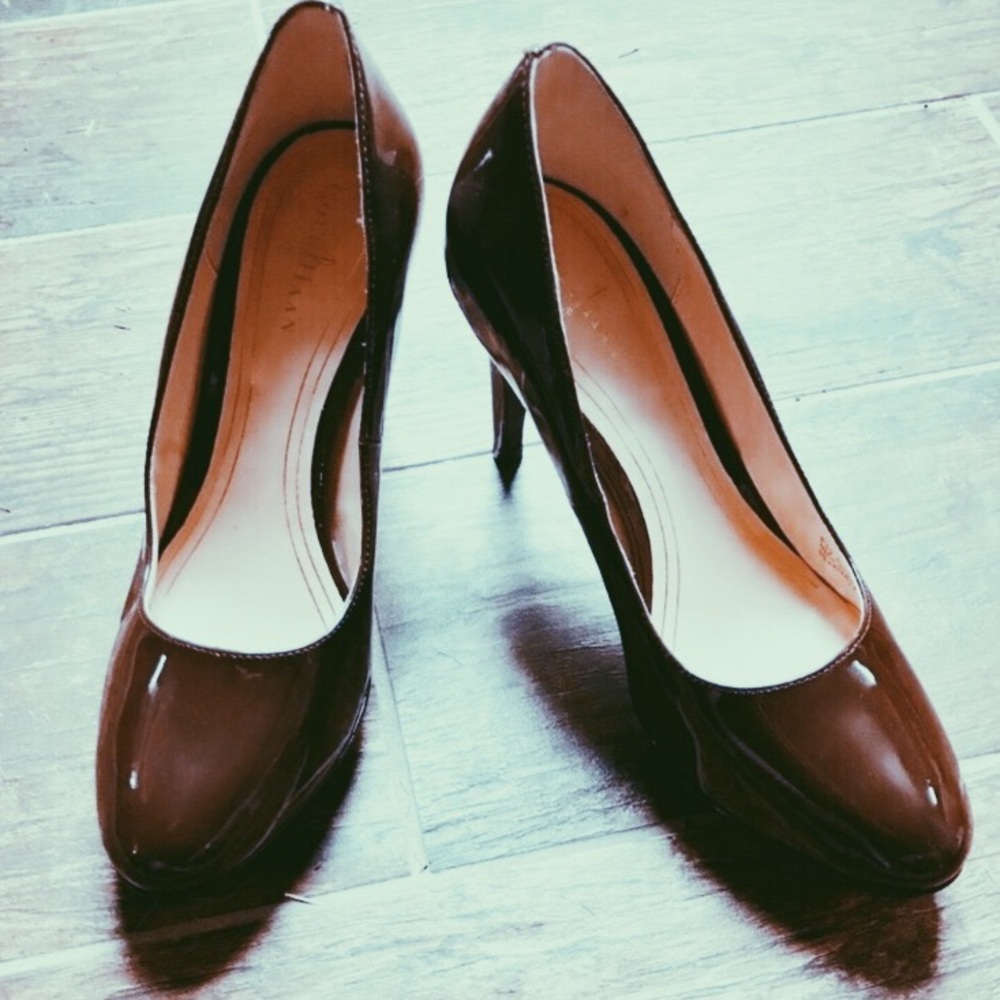 Cole Haan Nike Air Brown leather pumps/heels